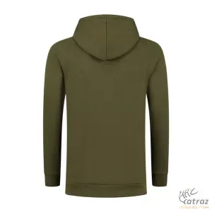 Korda Kore Zip Pro Hoodie Olive Méret: S - Korda Cipzáras Kapucnis Pulóver