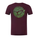 Korda Birdsnest Tee Burgundy Méret: S - Bordó Korda Horgász Póló