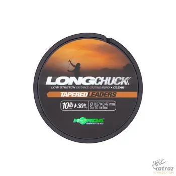 Korda LongChuck Tapered Leaders 0.27-0.47mm Áttetsző - Korda Dobóelőtét Zsinór 10-30lb