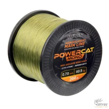 Nevis Powercat Mono Dark Green 0,50mm 300m - Nevis Harcsázó Zsinór