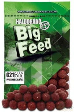 Haldorádó Big Feed - C21 Boilie - Fűszeres Kolbász