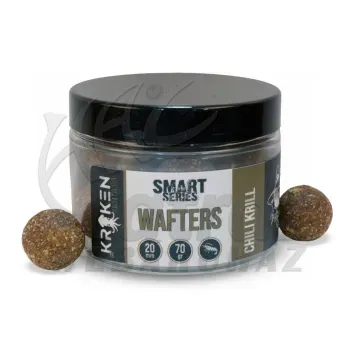 The Kraken Baits Smart Series Wafters 24mm - Chilli Krilll Wafter