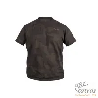 Avid Distortion Camo T-Shirt Méret: M - Avid Carp Horgász Póló