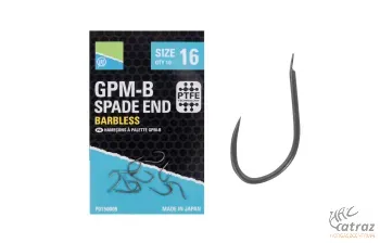 Preston GPM-B Spade End Barbless Méret: 18 - Preston Innovations Szakállnélküli Feeder Horog