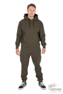 Fox Zöld Fekete Kapucnis Pulóver Méret: S - Fox Collection Hoody G/B