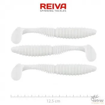 Reiva Zander Power Shad 12,5cm Classic White - Fehér Reiva Gumihal