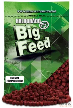 Haldorádó Big Feed - C6 Pellet - Fűszeres Kolbász