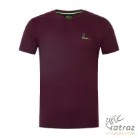 Korda Minimal Tee Burgundy - Bordó Korda Horgász Póló