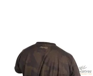 Avid Distortion Camo T-Shirt Méret: XL - Avid Carp Horgász Póló