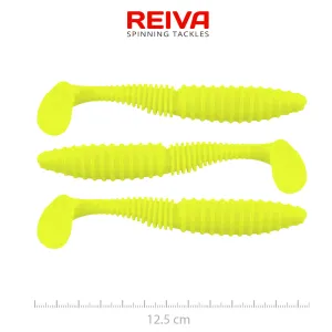 Reiva Zander Power Shad 12,5cm Lemonade - Sárga Reiva Gumihal