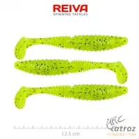 Reiva Zander Power Shad 12,5cm Poppy Green - Zöld Reiva Gumihal