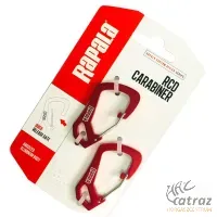 Rapala Karabiner - Piros Eszköztartó Karabiner 2 db/csomag