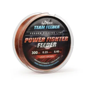 By Döme Team Feeder Power Fighter 300m 0,25mm Monofil Zsinór