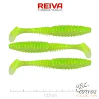 Reiva Zander Power Shad 12,5cm Flash Chartreuse - Zöld Reiva Gumihal