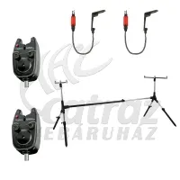 Basic Rod Pod Szett - Carp Expert Rod-Pod + Flash Elektromos Kapásjelzők + Carp Academy Láncos Kapásjelzők