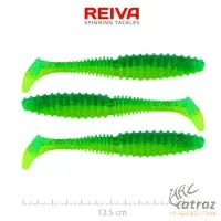 Reiva Zander Power Shad 12,5cm Poison Green - Zöld Reiva Gumihal