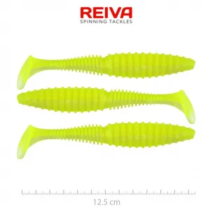 Reiva Zander Power Shad 12,5cm Flash Lemonade - Citromsárga Reiva Gumihal