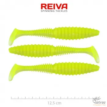 Reiva Zander Power Shad 12,5cm Flash Lemonade - Citromsárga Reiva Gumihal