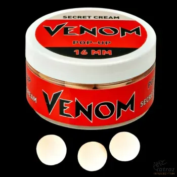 Venom Pop-Up Boilie 16mm Édes Krém - Secret Cream Pop Up Csali