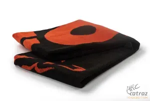 Fox Beach Towel Black Orange 80x160cm - Fox Strand Törölköző Fekete Narancs