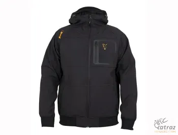 Fox Collection Black/Orange Shell Hoody - Fox Dzseki