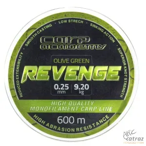 Carp Academy Revenge 600m 0,25mm - Carp Academy Távdobó Monofil Zsinór