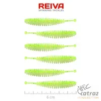Reiva Tiny Worm Flash Chartreuse 6cm - Reiva Gumihal