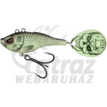 MadCat Spin Tail 1/0 12cm 70g - Glow In The Dark Tail Spinner - Harcsázó Műcsali