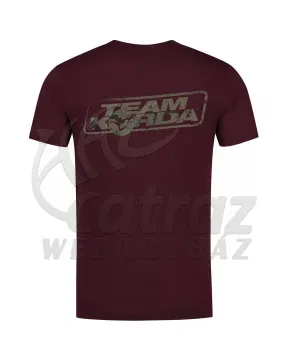 Korda TK Digi Kamo Tee Burgundy – L – Bordó Horgász Póló
