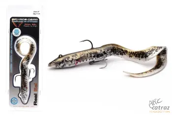 Savage Gear Plasztik Csali 4D Real Eel - Süllyedő Angolna Gumihal 20 cm 38 gramm Olive Pearl PHP