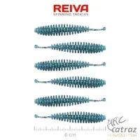 Reiva Tiny Worm Blue Shiner 6cm - Reiva Gumihal