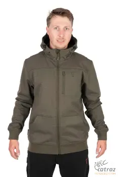 Fox Zöld Fekete Őszi-Tavaszi Horgász Dzseki - Fox Collection Soft Shell Jacket Green Black