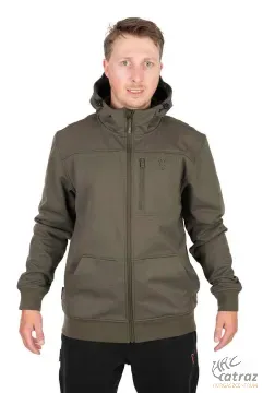 Fox Zöld Fekete Őszi-Tavaszi Horgász Dzseki - Fox Collection Soft Shell Jacket Green Black