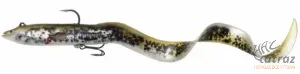 Savage Gear Plasztik Csali 4D Real Eel - Süllyedő Angolna Gumihal 20 cm 38 gramm Olive Pearl PHP