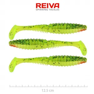 Reiva Zander Power Shad 12,5cm Watermelon - Zöld Reiva Gumihal