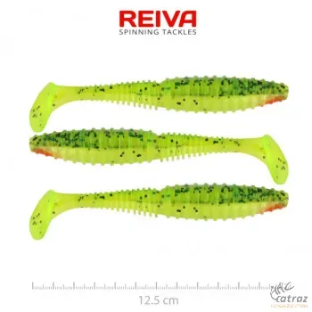 Reiva Zander Power Shad 12,5cm Watermelon - Zöld Reiva Gumihal