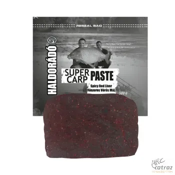 Haldorádó Super Carp Paste 500g - Fűszeres Vörös Máj