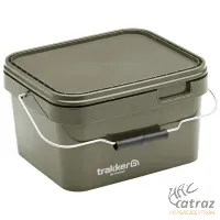 Trakker 5L Olive Square Container - Trakker 5L Szögletes Zárható Vödör