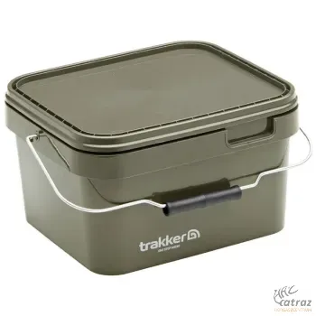 Trakker 5L Olive Square Container - Trakker 5L Szögletes Zárható Vödör