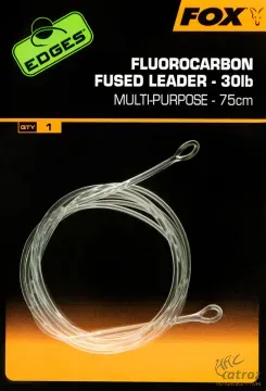 Fox Áttetsző Fluorocarbon Előtét Zsinór 30lb 75cm - Fox Fluorocarbon Leader