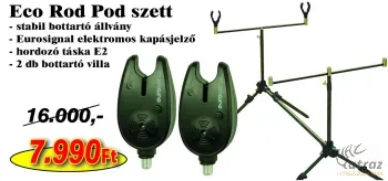 Nevis Eco Rod Pod Szett - Nevis Rod Pod 2 db Elektromos Kapásjelzővel