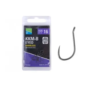 Preston KKM-B Eyed Barbless Méret: 12 - Preston Innovations Szakállnélküli Feeder Horog
