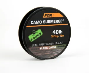 Fox Ólommentes Előtétzsinór 10m 40lb - Fox Submerge Fleck Camo