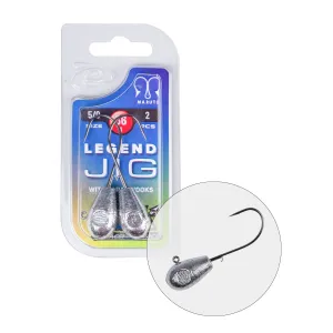 L&K Legend Jig - Twisterfej Horog Méret: 3/0 Súly: 5g - 3 db/csomag - L&K Jig Head