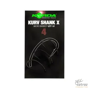 Korda Kurv Shank X Méret: 2 - Korda Erősített Pontyozó Horog