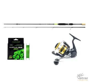 Shimano Pergető Szett - Shimano FX C3000 FC Pergető Orsó + Nevis Impulse Pergető Bot + Nevis Impulse Fonott Pergető Zsinór