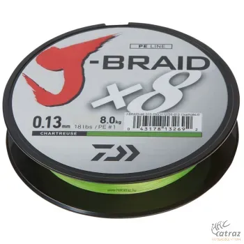 Zsinór Daiwa J-Braid X8 300m Chartreuse 0,06mm