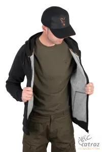 Fox Fekete Narancs Pulóver Méret: XL - Fox Collection LW Hoody Black & Orange