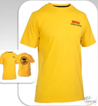 Rapala Ruházat Poló T-Shirt Sárga Scatter Size:M