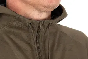 Fox Collection Zipped Hoody Green - 3XL - Zöld Fox Pulóver